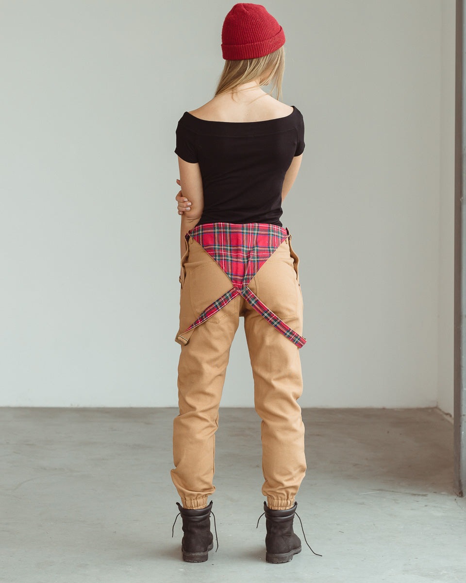 RED STEWARD PLAID