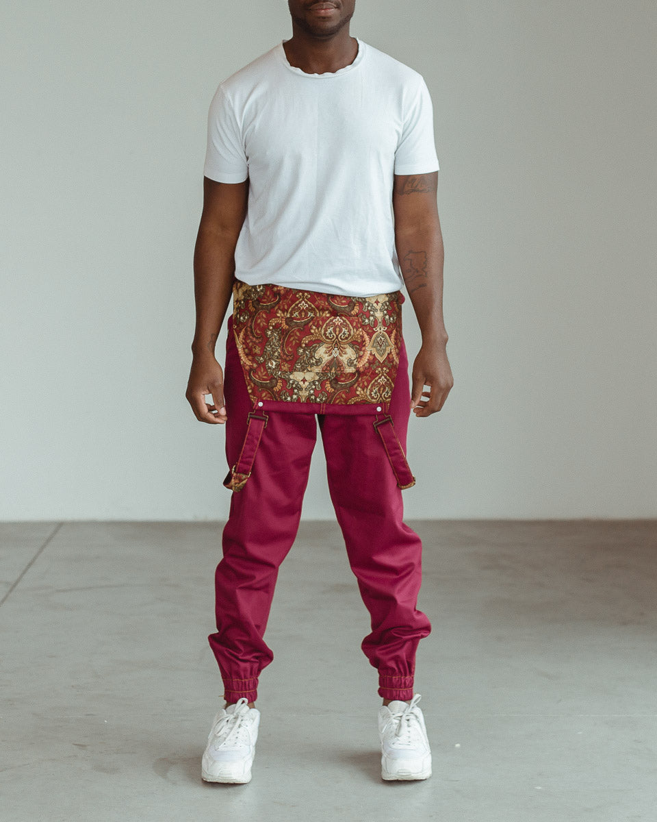 FLORAL RED PAISLEY