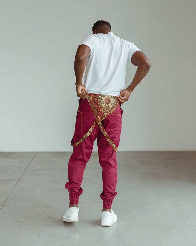 FLORAL RED PAISLEY