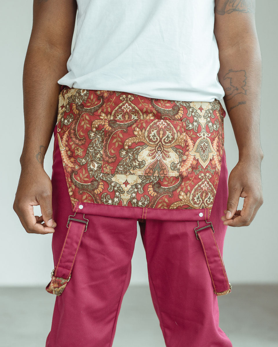 FLORAL RED PAISLEY